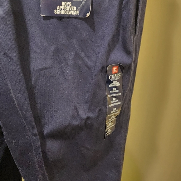 CHAPS Boys Schoolwear Navy Blue 100% cotton pant size 20 NWT - Picture 8 of 13